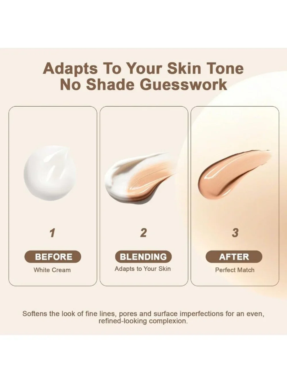 Color Changing Liquid Foundation - Skin Tone Adapting Makeup for Women